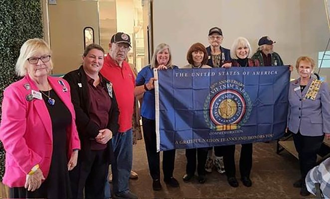 Ceremony for CA VVA Chapter 355 by the CA San Fernando Valley &#38; Alliklik Chapters NSDAR.